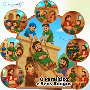 Imagem de capa para o Ebook Luva de História - O Paralítico e Seus Amigos