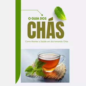Imagem de capa para o Ebook Chás Caseiros