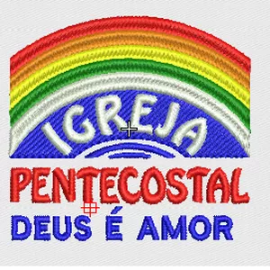 Imagem de capa para o Ebook Matriz de bordado Igreja Pentecostal Deus é amor