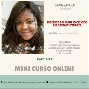 Imagem do curso Suicídio e o Manejo Clínico