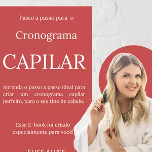 Imagem principal do produto E-Book Cronograma Capilar