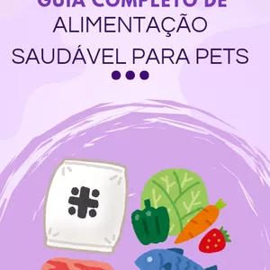 Imagem de capa para o Ebook Guia completo de alimentação saudável para pets