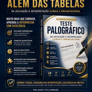 Imagem do curso DOMINE O TESTE PALOGRÁFICO: Da Aplicação à Interpretação Integrativa Profissional