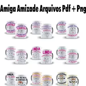 Imagem de capa para o Curso online 18 Artes Para Caneca Flork Amiga Amizade Arquivos Pdf + Png