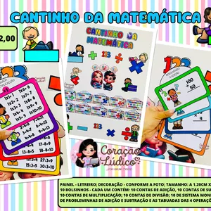 Imagem de capa para o Ebook 🤓Cantinho da Matemática 