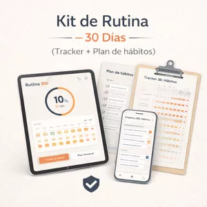 Imagen de portada para Curso online Kit de Rutina — 30 Días (Tracker + Plan de hábitos)