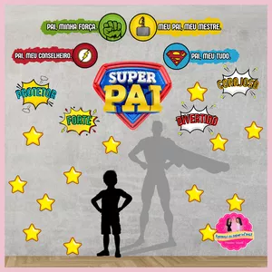 Imagem de capa para o Ebook Painel Decorativo para o Dia dos Pais RECANTO DO SABER INFANTIL 