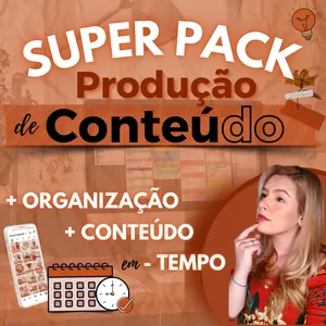 Imagem de capa para o Curso online Super Pack - Produção de Conteúdo Impactante