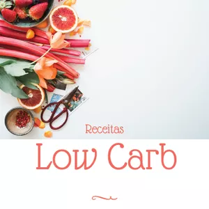 Imagem de capa para o Ebook Ebook de Receitas Low Carb