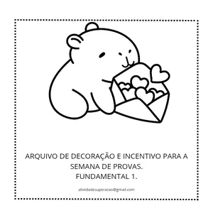 Imagem de capa para o Ebook Semana de Prova Capivara