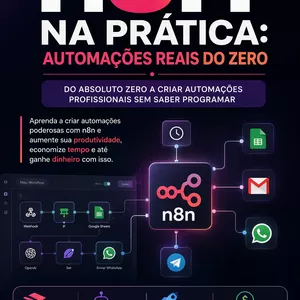 Imagem do curso O n8n na prática: automações reais do zero