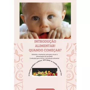 Imagem de capa para o Ebook Introdução alimentar 