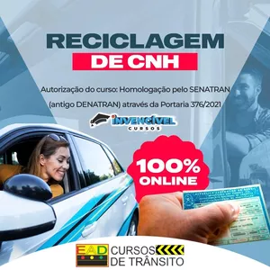 Imagem de capa para o Curso online Curso de Reciclagem de CNH Suspensa - CRCS