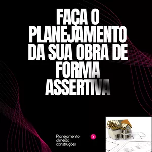 Imagem de capa para o Ebook PLANEJAMENTO DE OBRAS 