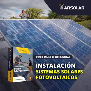 Imagen de portada para Curso online Curso de ENERGÍA SOLAR FOTOVOLTAICA