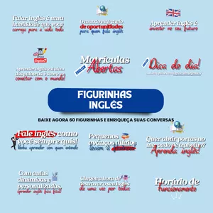 Imagem de capa para o Curso online FIGURINHAS INGLÊS
