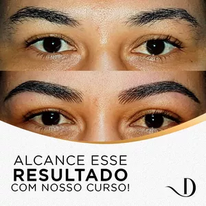 Design de Sobrancelhas Faixa Preta