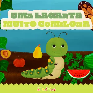 Imagem de capa para o Ebook Uma lagarta muito comilona