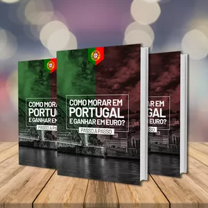 Imagem de capa para o Ebook Como Morar em Portugal e Ganhar em Euro