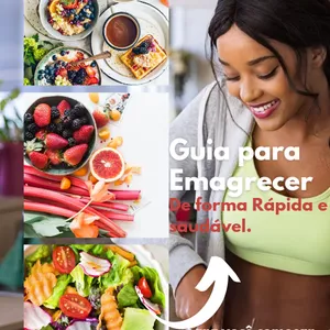 Imagem de capa para o Ebook Guia para Emagrecer de forma rápida e saudável 
