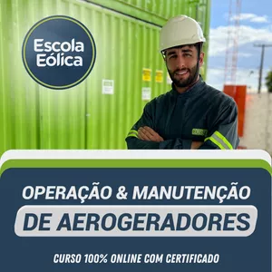 Imagem de capa para o Curso online Operação e Manutenção de Aerogeradores