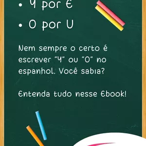 Imagen de portada para Ebook Ebook: Você sabe usar as conjunções "E" e "U" no espanhol?