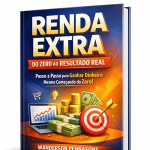 Imagem de capa para o Ebook RENDA EXTRA - Sem INVESTIR em 2026 - COMECE DO ZERO iniciante