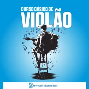 Imagem de capa para o Ebook Curso básico de violão