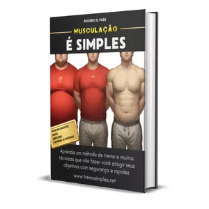 Imagem de capa para o Ebook Musculação é simples