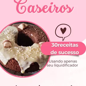 Imagem de capa para o Ebook Bolos Caseiros