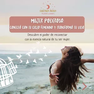 Imagen de portada para Curso online MEMBRESÍA-MUJER PODEROSA: Conectá con tu Ciclo Femenino y Transforma tu Vida!