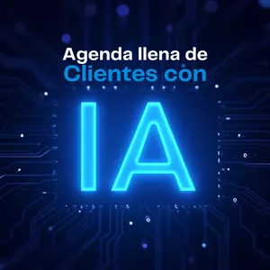 Imagen de portada para Curso online Agenda llena de clientes en 15 días con IA