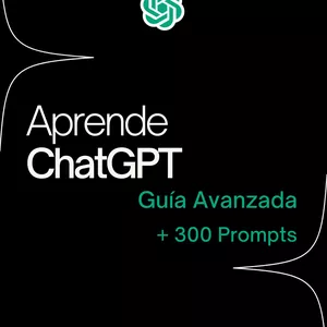 Imagen de portada para Ebook Aprende ChatGPT: Guía Avanzada + 300 Prompts
