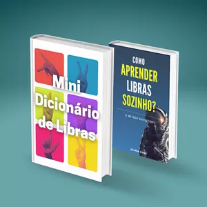 Mini Dicionário de Libras - Básico + E-book Como aprender Libras Sozinho? por Prolibranas Academy