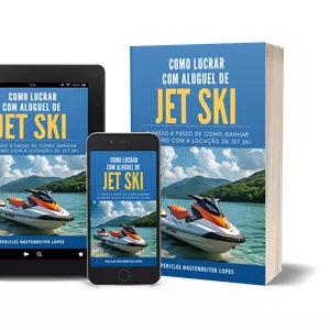 Imagem de capa para o Ebook Como lucrar com aluguel de jet ski