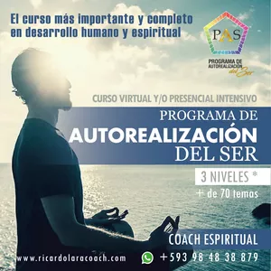 Imagen de portada para Curso online PROGRAMA DE AUTOREALIZACIÓN DEL SER