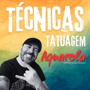 Imagem de capa para o Curso online Técnicas De Tatuagem Estilo Aquarela - Método Rafael Oliveira