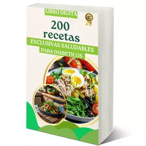 Imagen de portada para Curso online 200 Recetas Exclusivas para Diabéticos + 5 Bonos Especiales