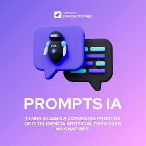 Imagem de capa para o Curso online Prompts IA