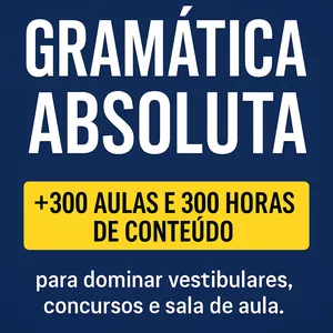 Imagem de capa para o Curso online Gramática Absoluta