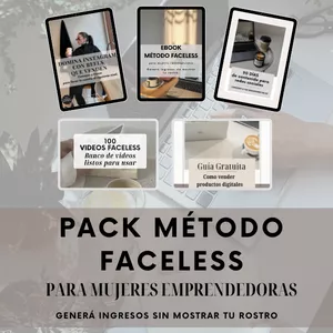 Imagen de portada para Ebook PACK EBOOK MÉTODO FACELESS