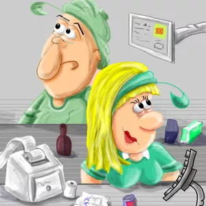 Imagen de portada para Ebook Historia de cajeros de supermercado ilustrada