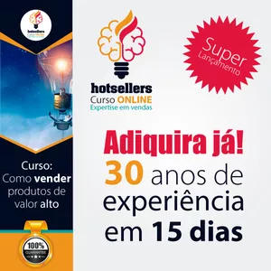 Imagem de Curso de Vendas para produtos de Ticket Alto criado por Hotsellers - Expertise em vendas na hotmart