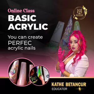 Cover image for Online course Online class in Basic Acrylic for nails