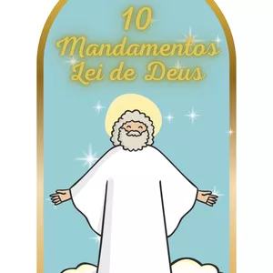 Imagem de capa para o Ebook RECURSO VISUAL DEZ MANDAMENTOS