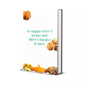 Imagem de capa para o Ebook Os salgados fritos e assados mais fáceis e baratos de fazer