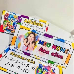 Imagem de capa para o Ebook Crachá de mesa Divertidamente 2025 💟