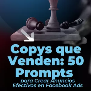 Imagen de portada para Ebook 50prompts: copys que venden