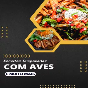 Imagem de capa para o Ebook Receitas Preparadas Com Aves