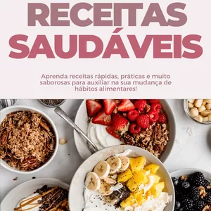 Imagem de capa para o Ebook Receitas Saudáveis 